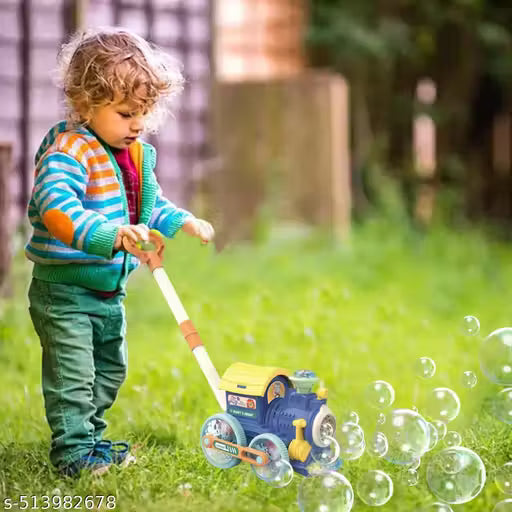 Magical Bubble Train Toy – Battery Operated Locomotive with Lights & Sounds