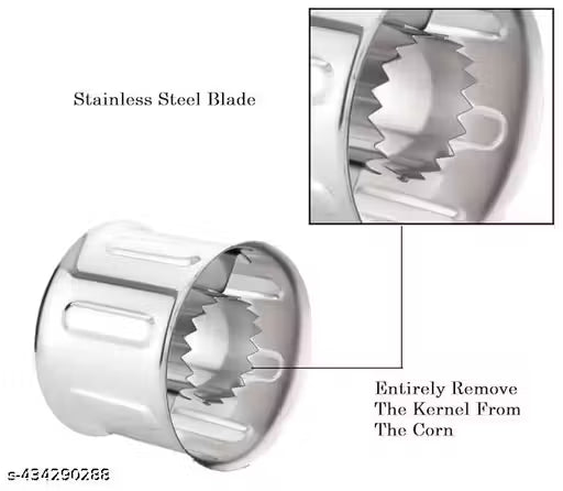 Stainless Steel Corn Cutter and Stripper Tool – Quick Kitchen Peeler