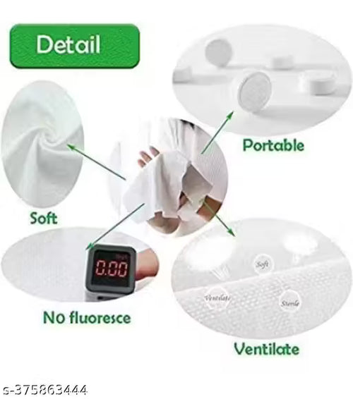 60-Pack Magic Compressed Coin Tissues – Premium Multipurpose Travel Wipes